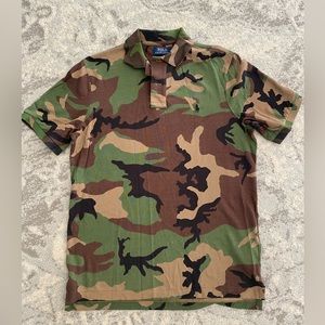 Mens Ralph Lauren camo polo size small